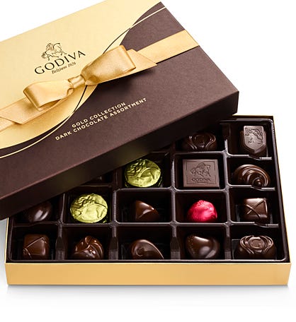 Godiva® Dark Chocolate Assortment Box